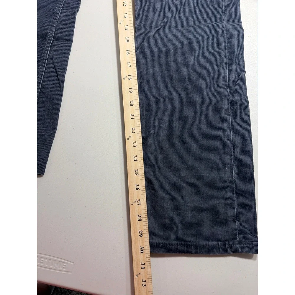 Levi 514 Straight Fit Corduroy Pants Mens 33x30 Black 3249 CW-1317